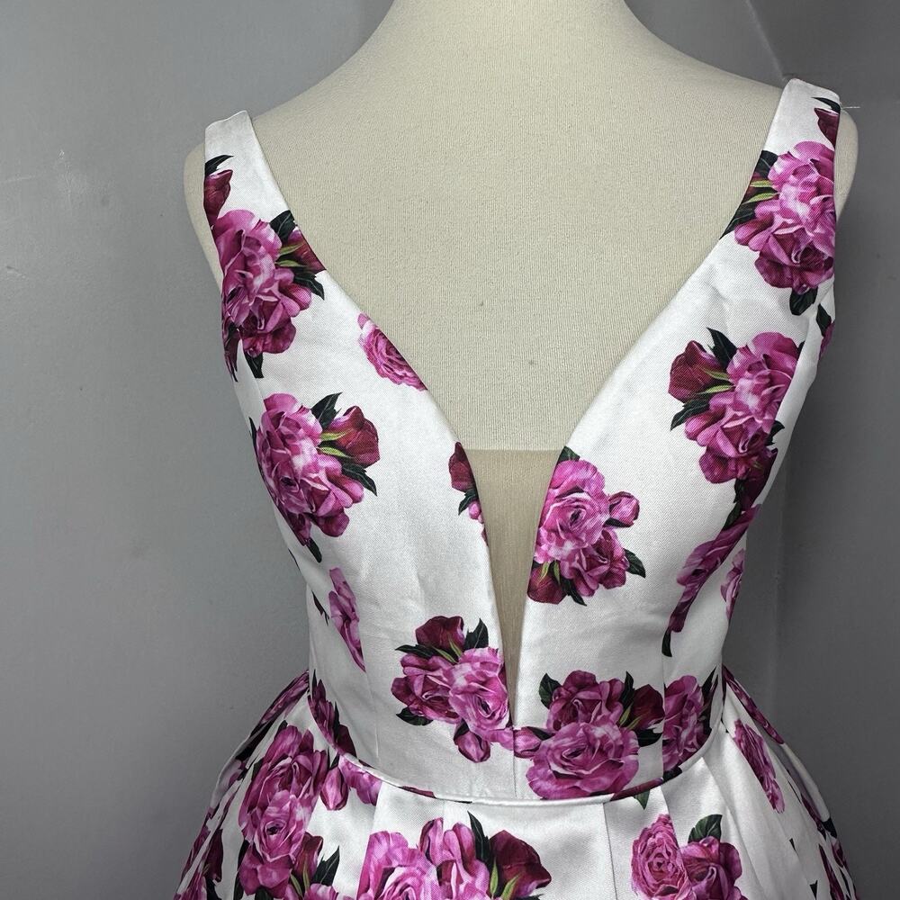 NWT Vintage Sweetheart Floral Sun Dress Sz 10 A-line Derby Coquette Party Midi - Picture 7 of 16
